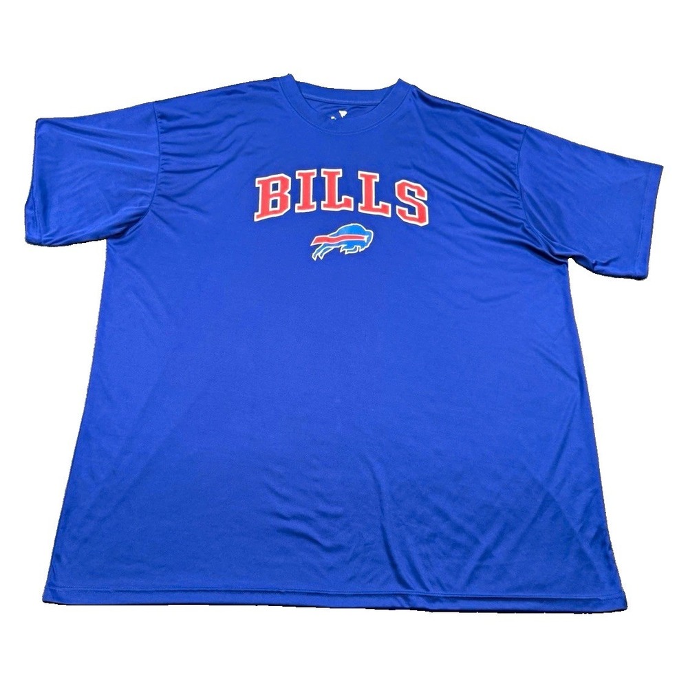 Fanatics Buffalo Bills NFL Blue Short Sleeve Shirt T-Shirt Size 4XL
